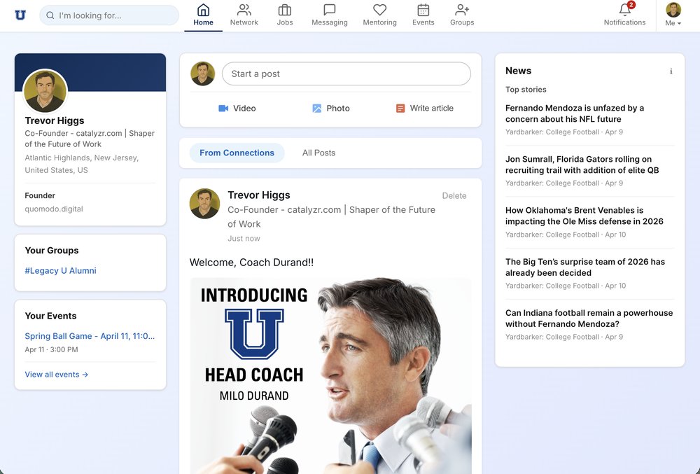 News Feed - Web View