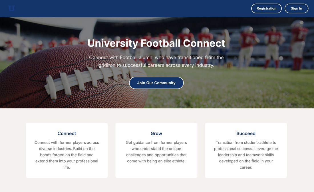 Platform Landing Page