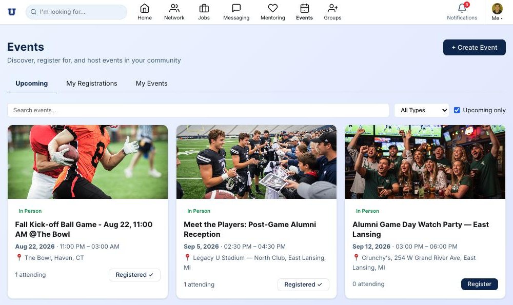 Events module