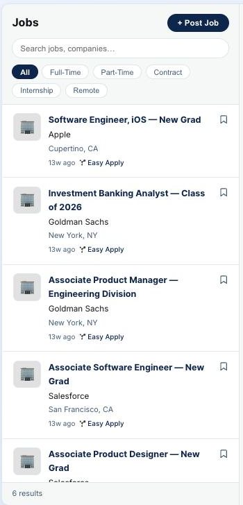 Jobs board